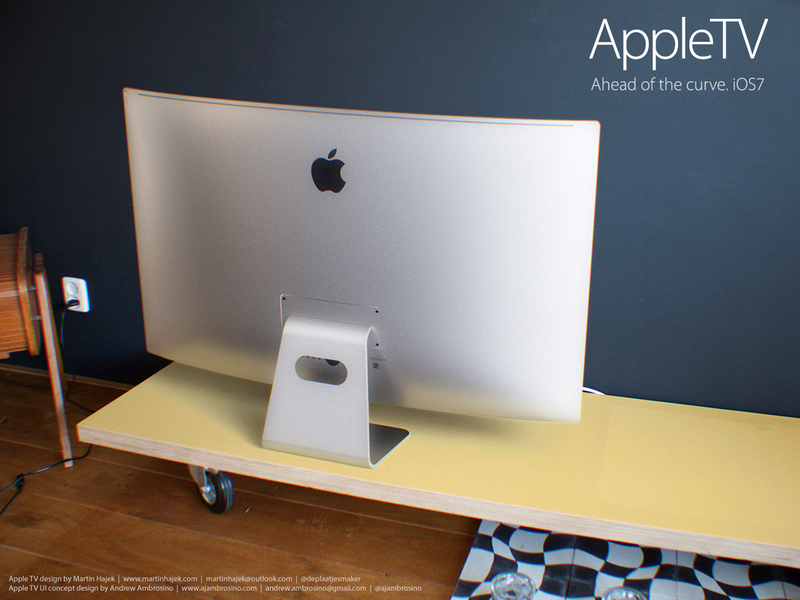 Illustration for article titled I would totally buy this awesome Apple curved HDTV